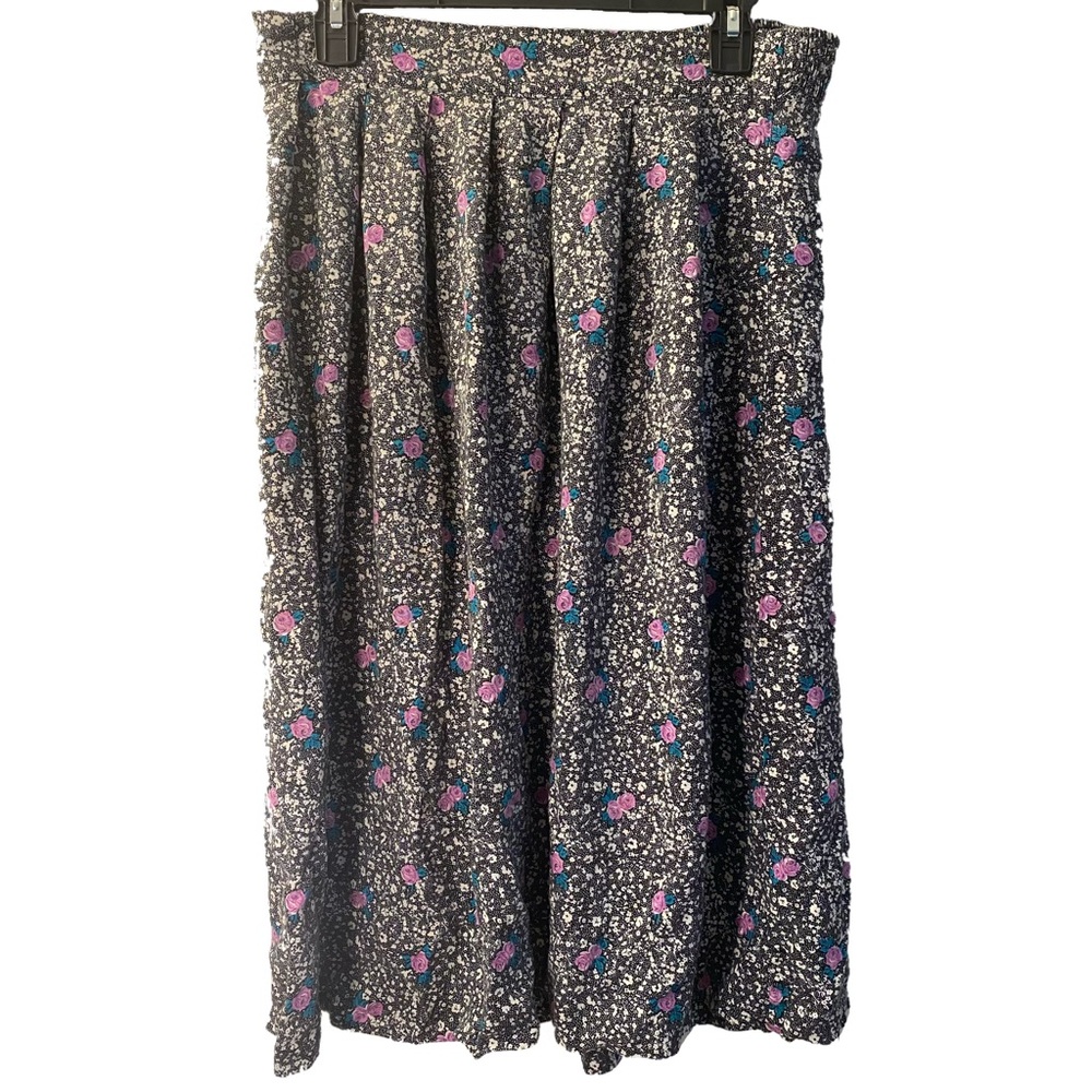 🔵Vintage Floral Pattern Skirt